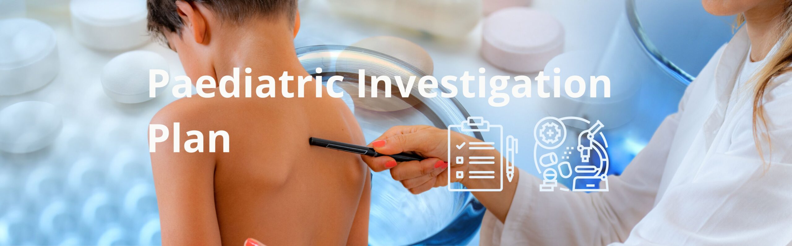 A pediatrician conducts an examination of a child symbolizing the importance of Paediatric Investigation Plan (PIP). The image illustrates the importance of tailored pharmacological treatment for the unique paediatric population, ensuring compliance with Regulation (EC) No 1901/2006. It highlights the need for high-quality, ethical studies authorized by the European Medicines Agency (EMA), encompassing various aspects like differences between adult and paediatric populations, current methods of treatment, and proposed development strategies. This PIP ensures the safe and effective use of medicinal products for children.